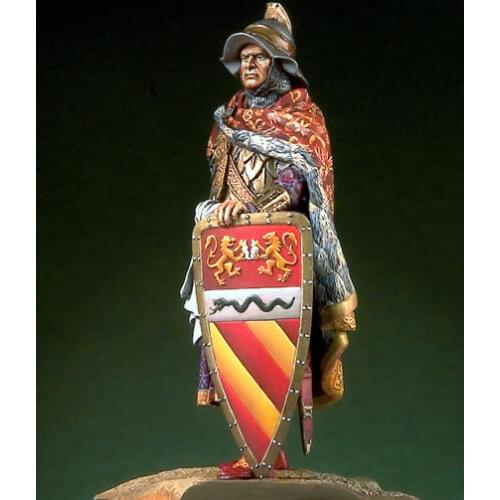 Resin Figure 1/32 ancient warrior stand with shield Model Unassambled Unpainted Figure Building Kit