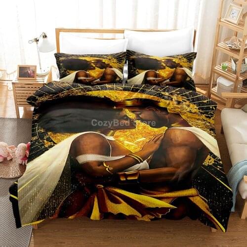 African Man Woman Bedding Set Sexy Lady 3d Duvet Cover Sets Comforter Bed Linen Twin Queen King Single Size Luxury Fashion Gift