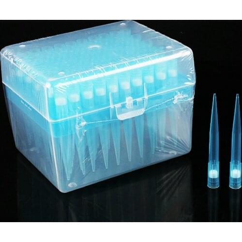 Laboratory 10ul to 10ml PP Pipettor tips with Filter cores Pipette noozle Box Experiment Tool