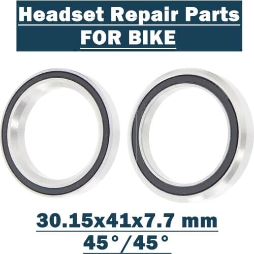 MH-P03H7.7 Bearing 30.15*41*7.7mm 45/45 2Pcs Balls Bicycle 1-1/8 Inch Headset Repair Parts Ball Bearings K345H7.7