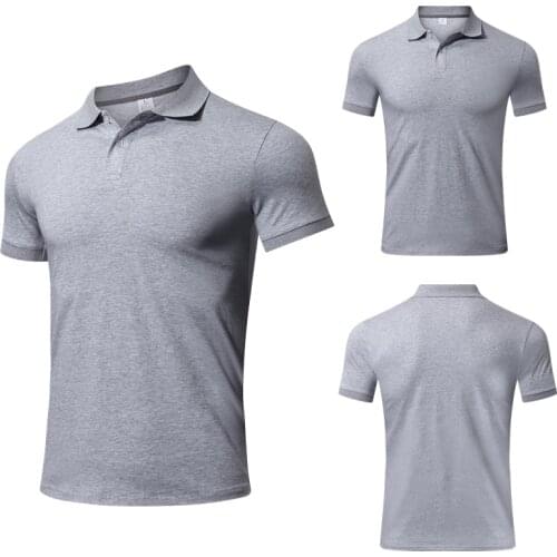 2021 Mans Polo Shirts Quick Dry and Lightweight Summer Short Sleeves T Shirts Outdoor Classic Tees Male Cotton Sport Tops Games