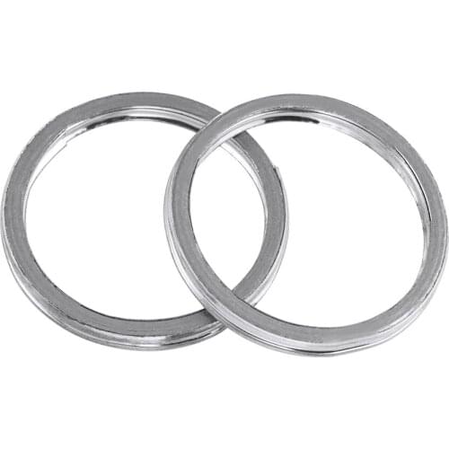 NICECNC 2PCS Exhaust Gasket For Honda CA175 CL175 CB400 CM400 CB450 CM450 CB650 CBR500R CB500X CB500F