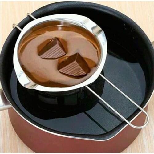 New Stainless Steel Chocolate Melting Pot Double Boiler Milk Bowl Butter Candy Warmer Pastry Baking Tools LX8267