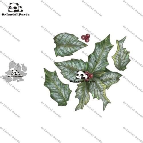 New Dies 2020 Frosty Holly Metal Cutting Dies diy Dies photo album cutting dies Scrapbooking Stencil Die Cuts Card Making
