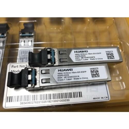 Brand new 100M/Gigabit LX SM1310 155M 1.25G 10KM 15KM Huawei optical module 100M SFP dual fiber single mode