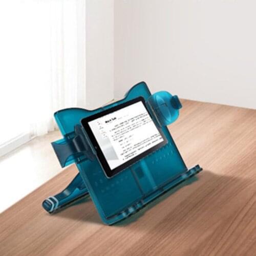 Book Stand Holder Adjustable Portable Music Reading And Multifunctional Plastic Book Holder For Reading Office Supplies