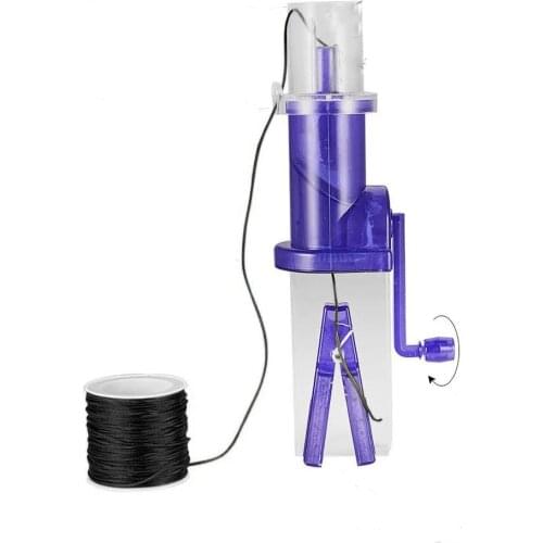 Hand Knitting Machine Creative Embellish Knitting Machines Loom Plastic Spool Knitter Wool Winder Craft Bracelet Weave Tool Hot