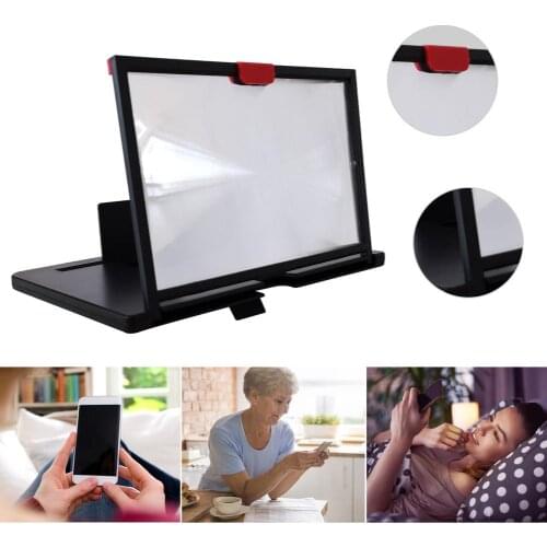 Mobile Phone Screen Magnifier Eyes Protection Display 3D Video Screen Amplifier Folding Smart Phone Bracket