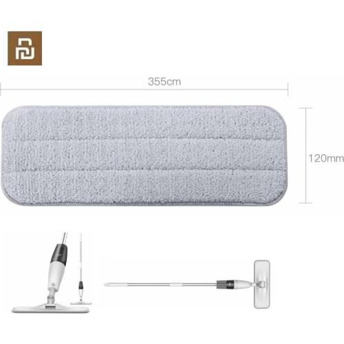 Youpin Deerma Replace Cleaning Cloth Head Wooden Carbon Fiber Cloth for Water Spray Mop 360 Rotating