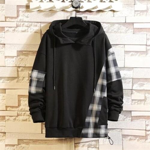 Style Casual Spring Autumn Hoodie Sweatshirt MenS Thick Fleece Skateboard Streetwear Clothes