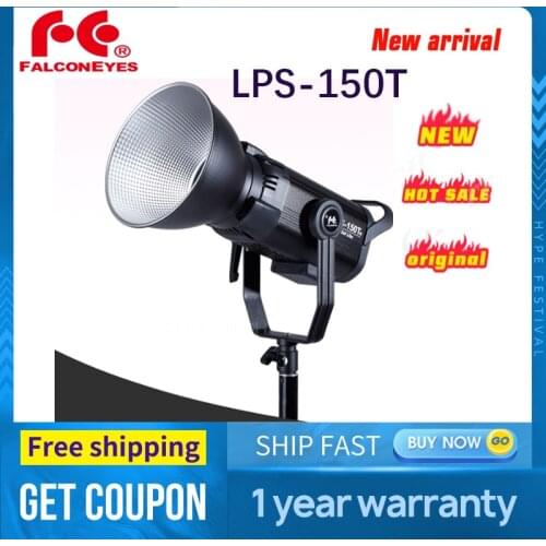 Falcon Eyes 150W LED Studio Video Photography Fill Light APP Ctrl 5600K For Interview/Live Broadcasting Fotografia Lamp LPS-150T