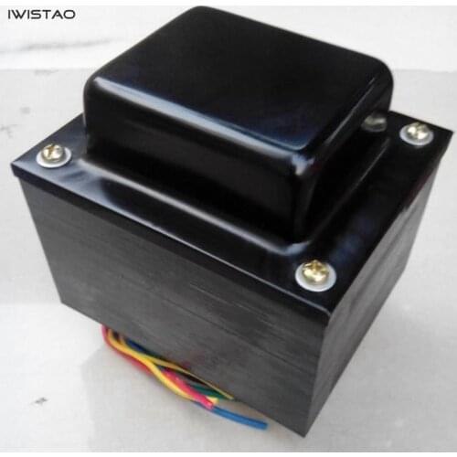 IWISTAO Tube Amp Power transformer 260W 320V-0-320V 5V 12V 35V 6.3V Silicon Steel Sheets Oxygen-free Copper Wire HIFI DIY