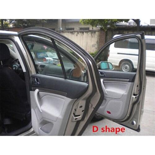 Insulation Door sealing strip D Shaped Car Seal Trunk Edge Trim Universal