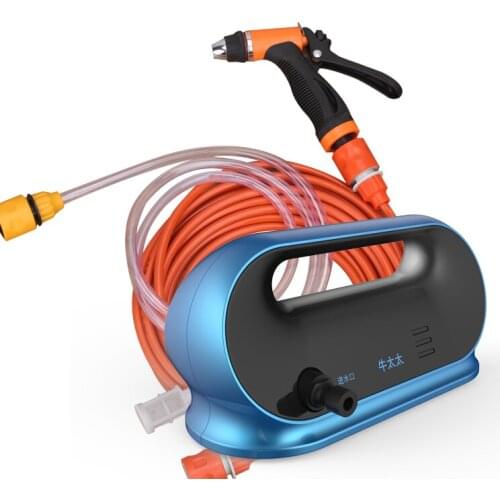 65W High Pressure Car Washer Water Pump 12V Portable Car Washing Machine+ Adapter