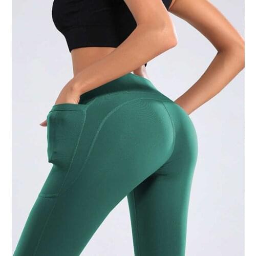 Women High Waist Running Tights Yoga Pants Trousers Workout Fitness Sports Gym Hiking Exercise Clothing Leggings For Female WA58