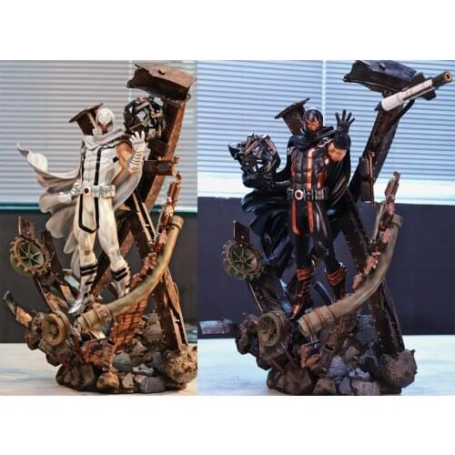 1/4 Scale X-Men Magneto Resin Statue Three Heads White and Black In Stock