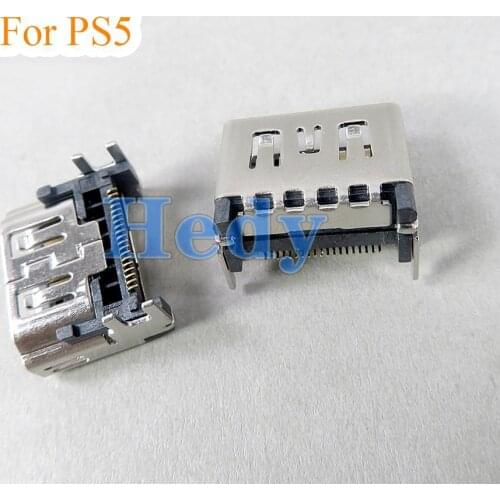 10pcs Original new HD interface For PS5 HDMI-compatible Port Socket Interface for Sony Play Station 5 Connector