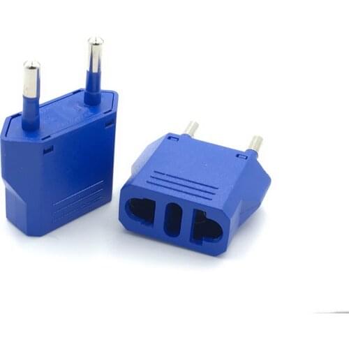 100pcs American Japan China CN US To EU Euro Travel Adapter European Type C EU Plug Converter Adapter Power Electric Sockets