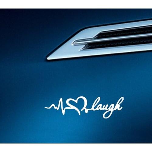 15CM*4.2CM Live Love Laugh Funny Lady Driven Kiss Woman Car Sticker Vinyl Decal Black/Silver C3-0311