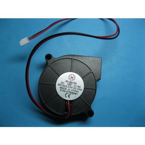 30 Pcs Brushless DC Blower Fan 12V 5015S 50x50x15mm Sleeve-bearing