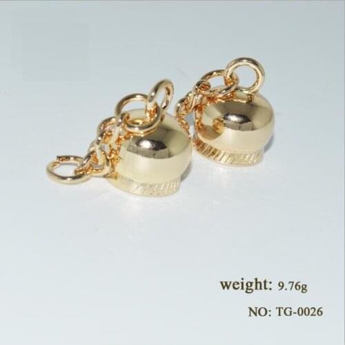 50 PCS/lot) luggage handbag die-casting alloy handbag decoration tassel crown bell hardware accessories