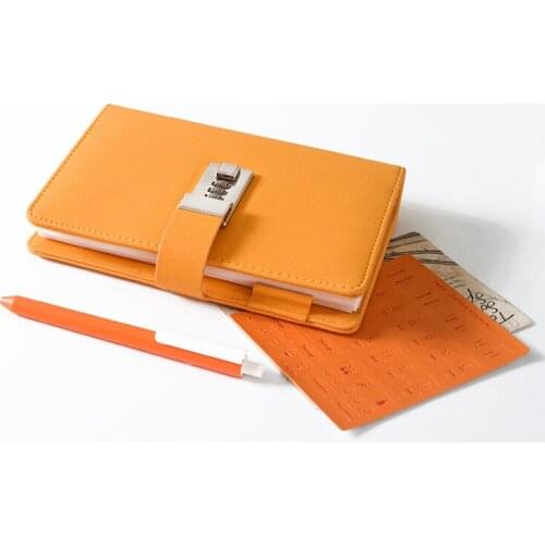 A6 spiral Business Creative Stationery notebook with lock free shipping