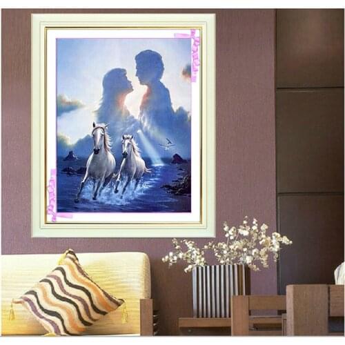Diamond Embroidery Diy Diamond Painting Cross Stitch Kits Diamond Mosaic Clouds lovers Full Square Diamond Embroide RS144