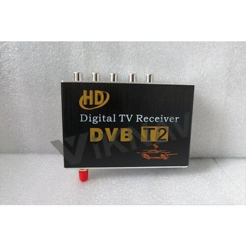 Car dvb-t 2 set-top digital tv box car tuner dvb-t tv receiver for Russia Thailand