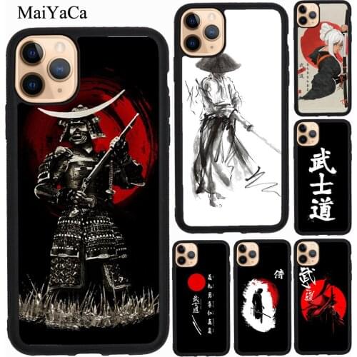 MaiYaCa Bushido Samurai Case For iPhone 12 Pro Max mini 11 Pro Max XS X XR SE 2020 6S 7 8 Plus Cover