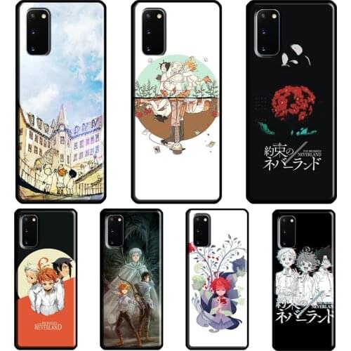 Anime The Promised Neverland Cover For Samsung Galaxy S20 FE S21 Ultra Note 20 Note 9 10 S8 S9 S10 S20 Plus Phone Case