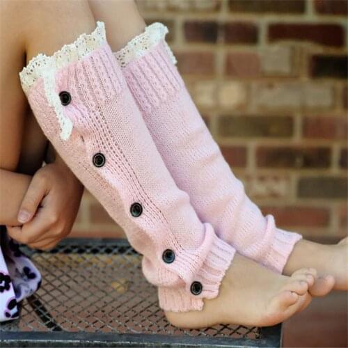 Children Winter Warm Leg Warmers Knitting High Knee Socks Boot Cuffs Girls Socks Baby Leg Warmers Fur Leg Warmer Kids Sock Boots