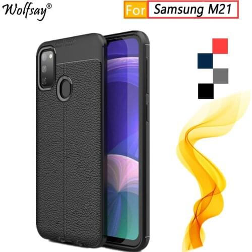 For Samsung Galaxy M21 Case For Samsung M21 M31S Fashion Rubber Housings Shockproof Bumper Silicone Case For Samsung M21 Cover