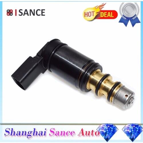 ISANCE AC Compressor Control Solenoid Valve 1K0820803 6SEU12, 6SEU16, 7SEU16, 7SEU17 For VW Jetta Beetle CC Bora GTI Eos Rabbit