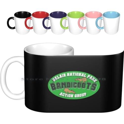 Bandicoots Of Belair National Park Action Group Ceramic Mugs Coffee Cups Milk Tea Mug Bandicoots Of Belair National Park Action