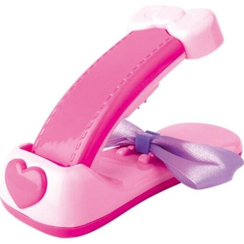 Girl Play House Jewelry Toy DIY Makeup Hairpin Making Machine Girl Dress Up Toy Gift Without Battery Christmas Gift