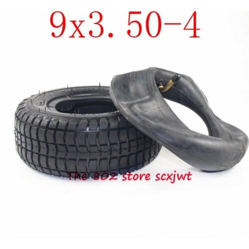 Newest 9x3.50-4 Tire Inner Tube 9''for Turf Rider Tread Lawnmower Golf Go Cart ATV Pocket Bike Go Kart Mobility Scooter Parts