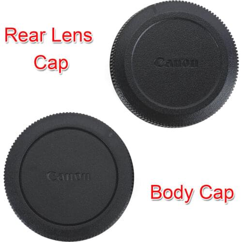 Canon EOS R /RP Camera Body Cap and Rear Lens Cover Cap for Canon RF 35mm f/1.8 IS Macro STM and 70-200mm f/2.8L IS USM Lens