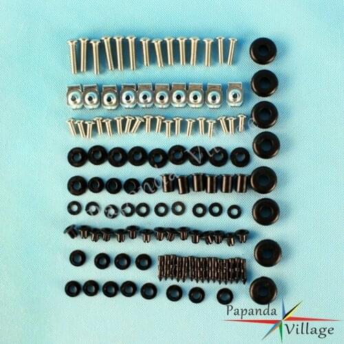 Motorcycle Full Set Complete Fairing Bolt Nuts Mount Kit Body Bolts Screws Fasteners for Suzuki GSXR1000 2003 2004 GSX-1000R