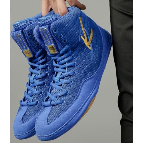 2020 professional non-slip squat boxing wrestling shoes soft soled shoes weightlifting gym training sports fighting shoes