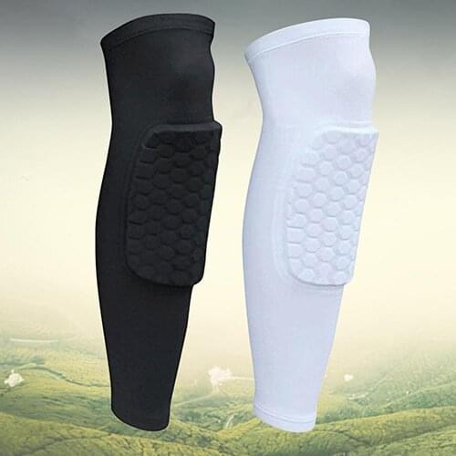 Honeycomb Bumper Crashproof Sports Football Basketball Leg Sleeve Knee Pads