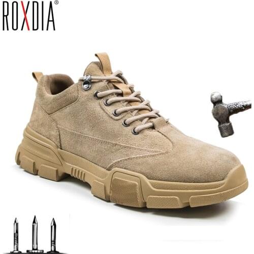 Drop shipping Steel Toe Work Safety Shoes Men Women Antistatic 6KV Electrowelding Construction Plus size 37-48 RXODIA RXM183
