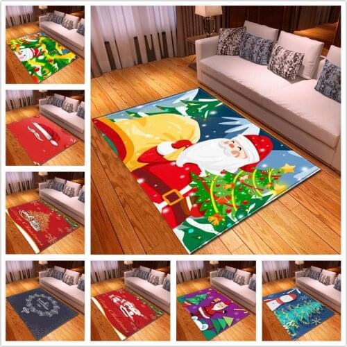 Merry Christmas Welcome Doormats Indoor Outdoor Carpets for living room Bedroom Area Rugs Kitchen Mats Cartoon Home Decor Carpet