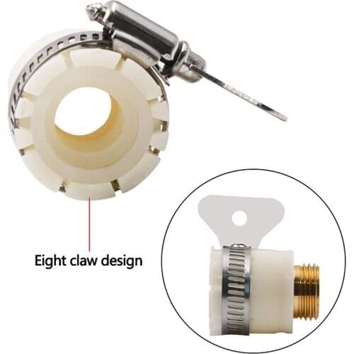 15mm-23mm Universal Kitchen Hose Adapter Faucet Connector Mixer Hose Adapter