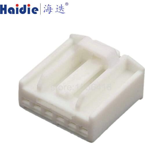 2sets 6pin auto wiring harness plug cable electric plug connector