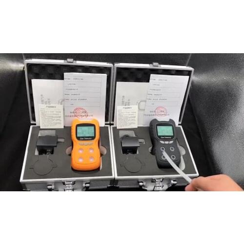 4 in 1portable multi gas detector CO H2S O2 LEL(Ex) 4 Gases detector optional gas type gas with micro clip