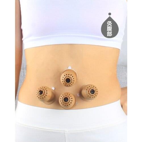 5/8pcs Moxibustion massage cans with 120 pcs moxa stickers home use body acupuncture moxibustion massage tool
