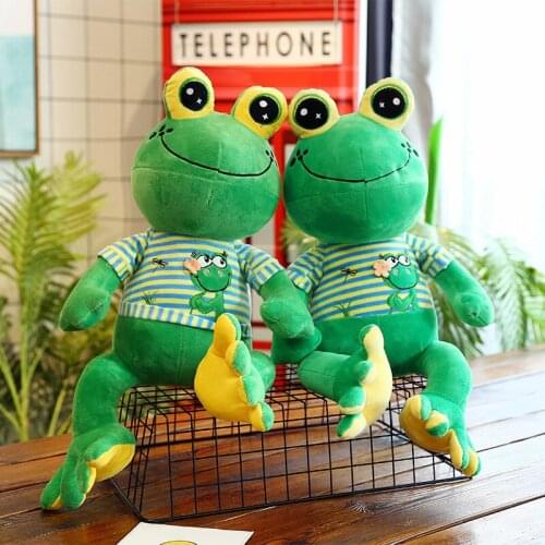 65-90cm Kawaii Frog Plush Frog Stuffed Toys Animals Super Soft Hugging Cute Plush Pillows Gifts Kids Sleeping Pillow Plushie