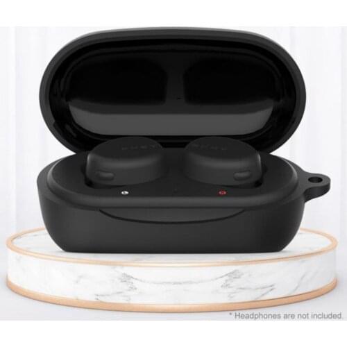 80% Off Earphones Case Solid Anti-drop Silicone Earphones Protective Case for Sony WF-XB700