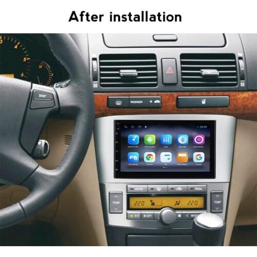7 inche Android 10.0 Screen Car Multimedia Video Player For Toyota Avensis T25 2002 - 2008 WiFi Car Radio GPS Navigation Carplay