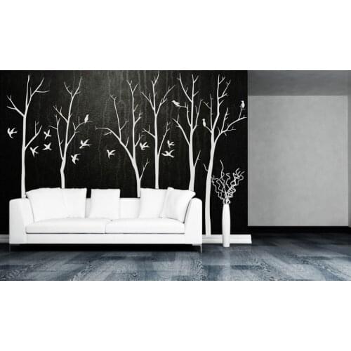 Free Shipping Large1.8m / 2.3m Amazing Wall Art Decals Branches Parlor Room Vinyl Wall Decals Decorate W-839